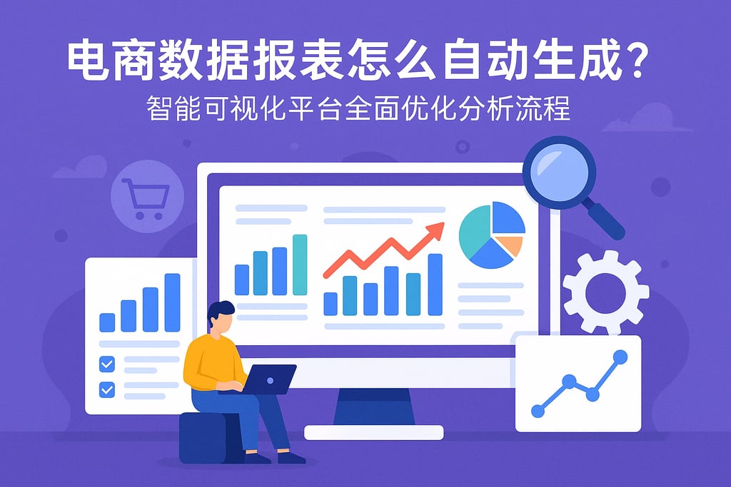 电商数据报表怎么自动生成？智能可视化平台全面优化分析流程