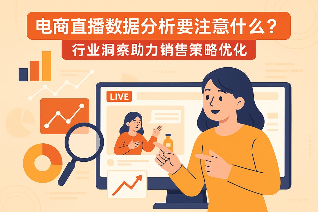 电商直播数据分析要注意什么？行业洞察助力销售策略优化