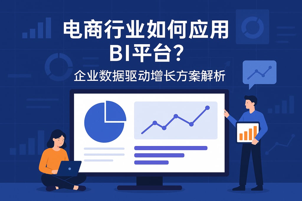 电商行业如何应用BI平台？企业数据驱动增长方案解析