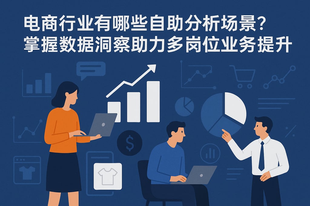电商行业有哪些自助分析场景？掌握数据洞察助力多岗位业务提升