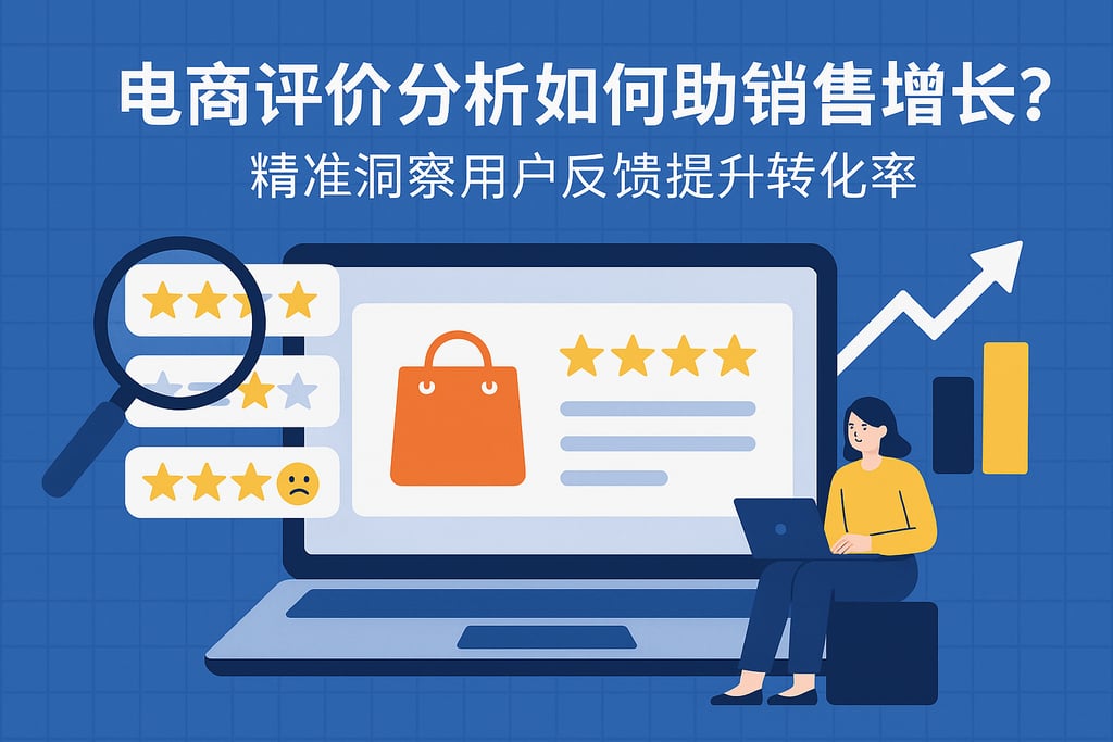 电商评价分析如何助力销售增长？精准洞察用户反馈提升转化率