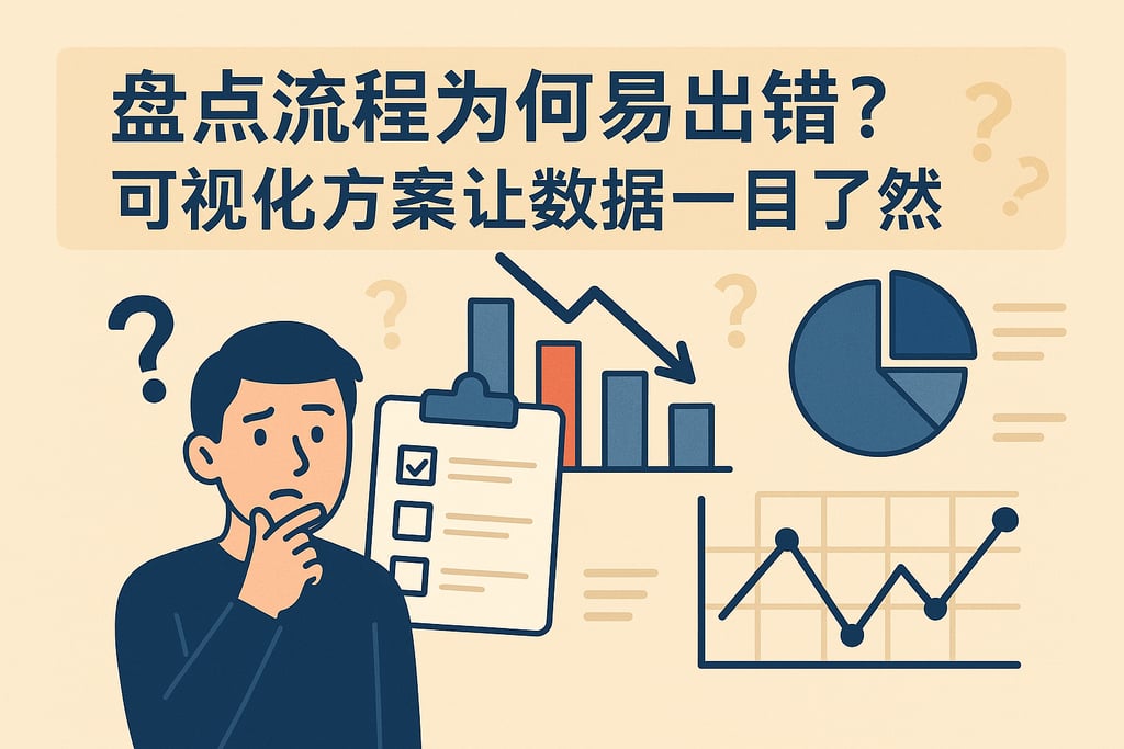 盘点流程为何易出错？可视化方案让数据一目了然