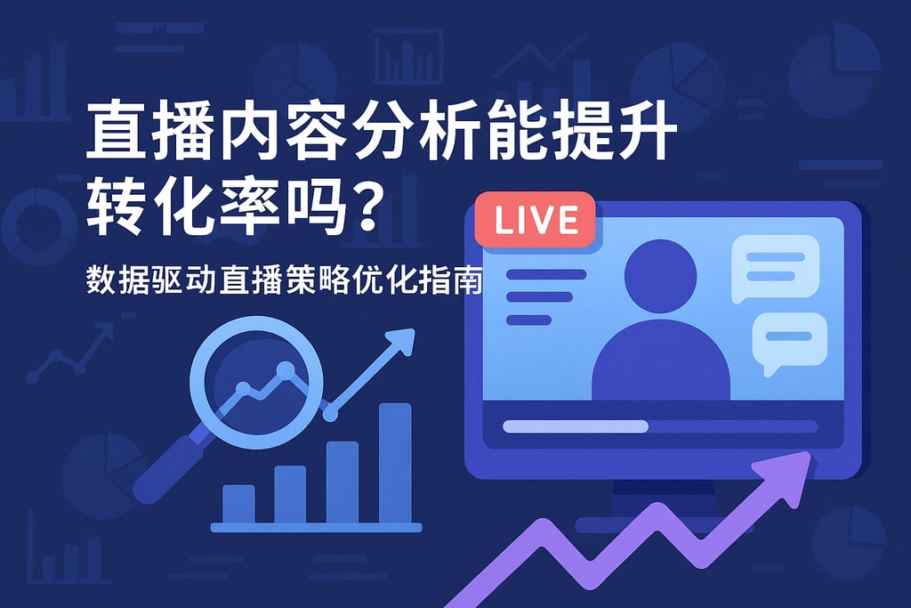 直播内容分析能提升转化率吗？数据驱动直播策略优化指南