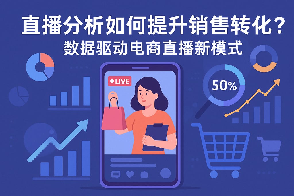 直播分析如何提升销售转化？数据驱动电商直播新模式