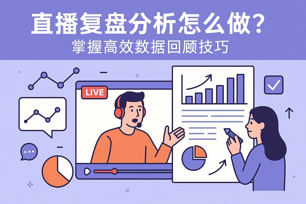 直播复盘分析怎么做？掌握高效数据回顾技巧