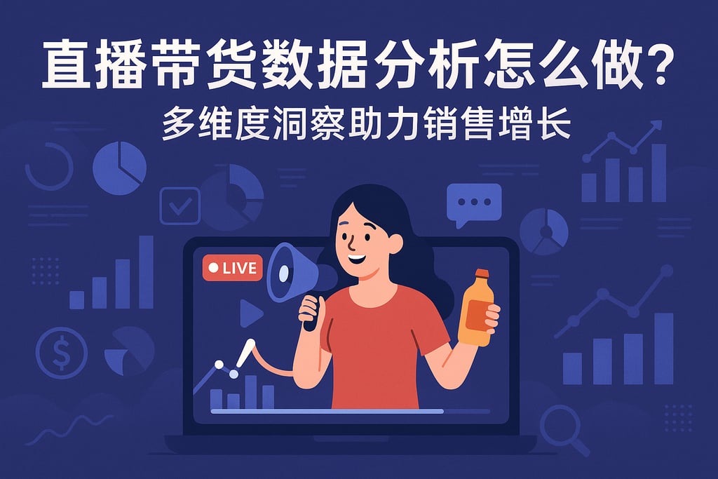 直播带货数据分析怎么做？多维度洞察助力销售增长