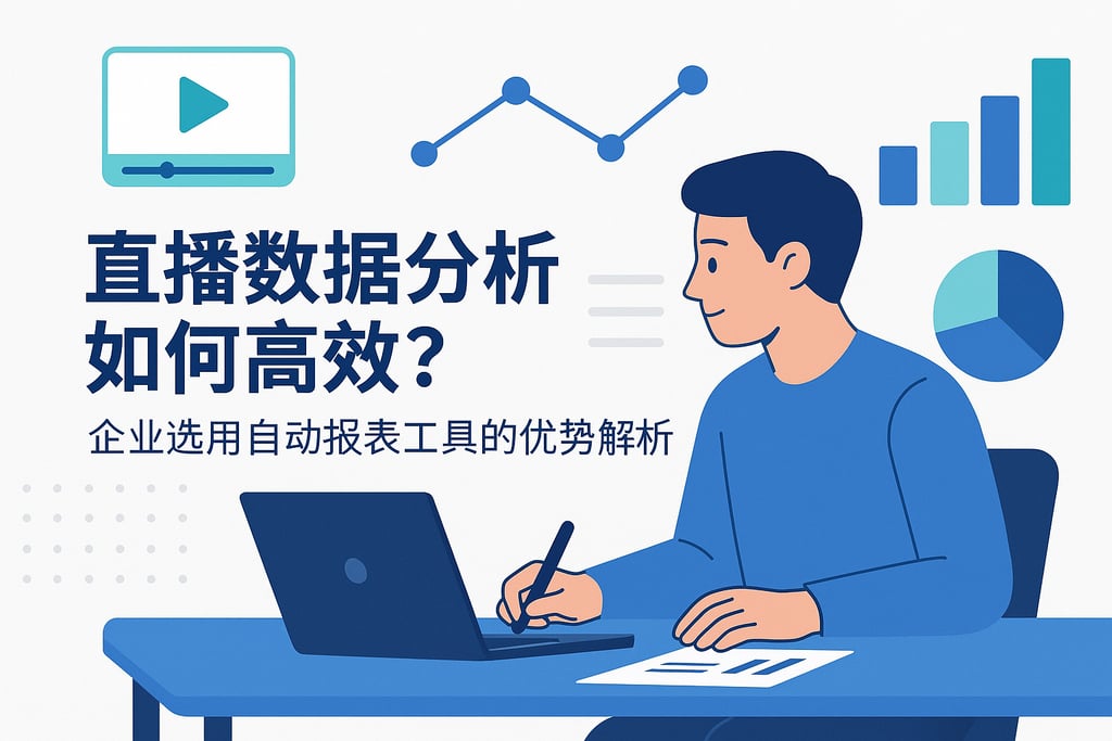 直播数据分析如何实现高效？企业选用自动报表工具的优势解析