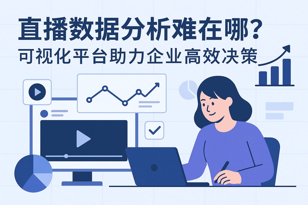 直播数据分析难在哪？可视化平台助力企业高效决策
