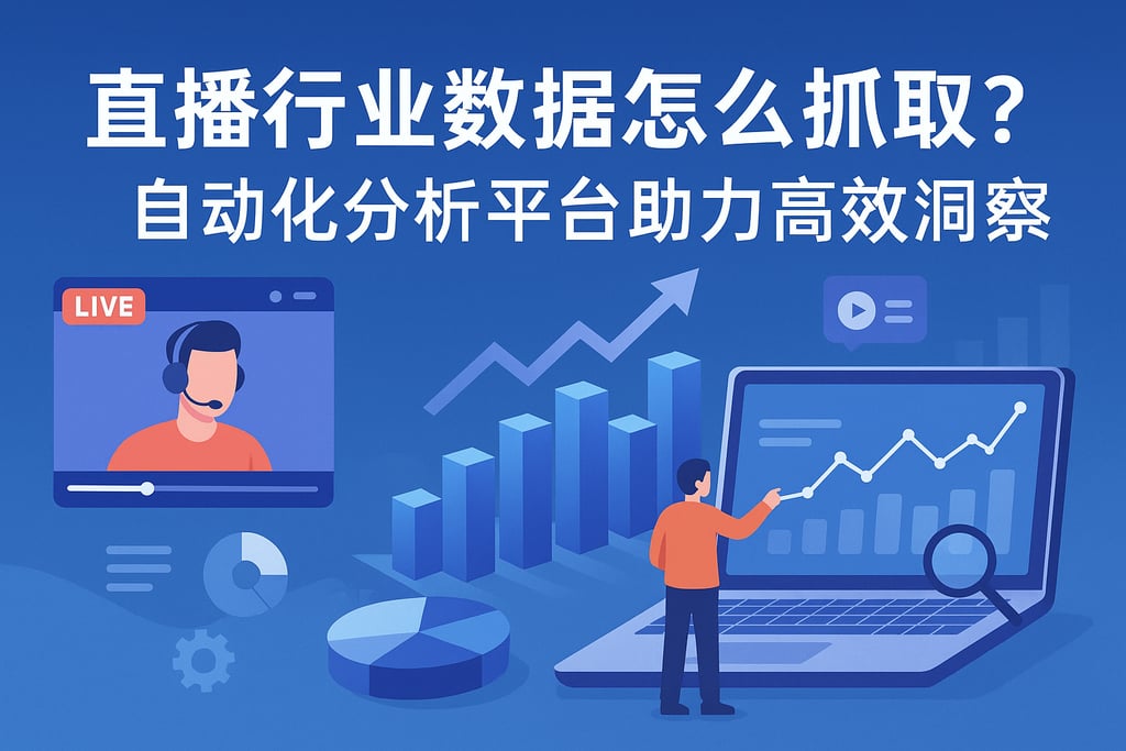 直播行业数据怎么抓取？自动化分析平台助力高效洞察