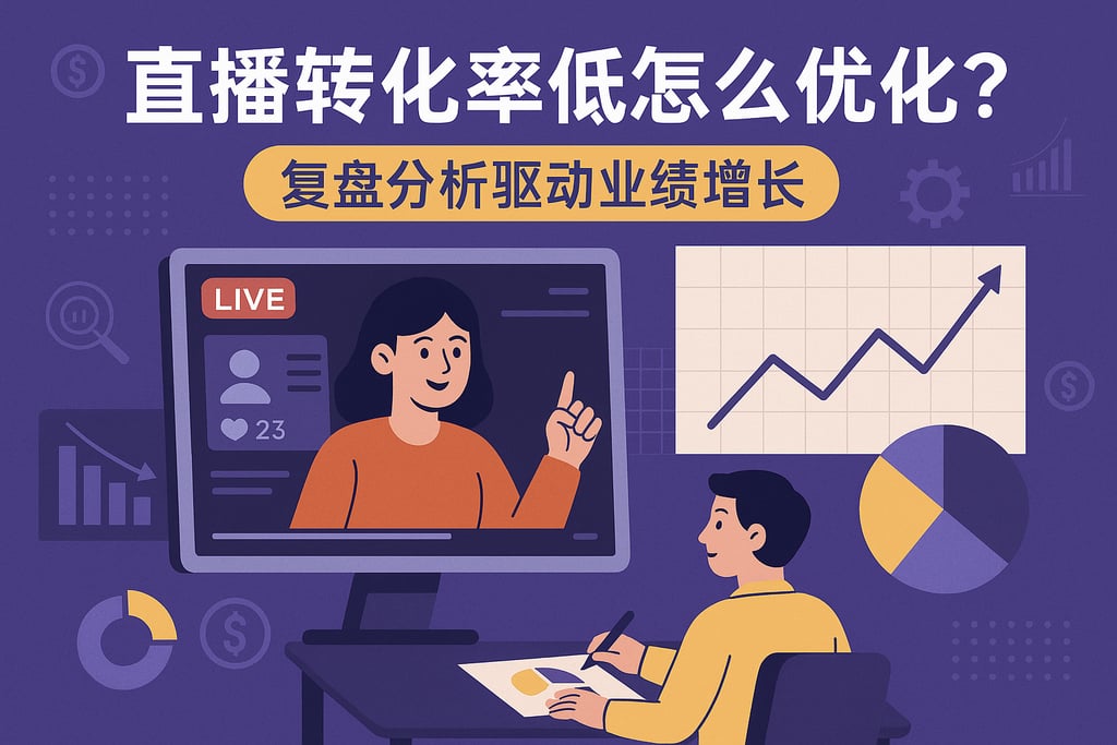 直播转化率低怎么优化？复盘分析驱动业绩增长