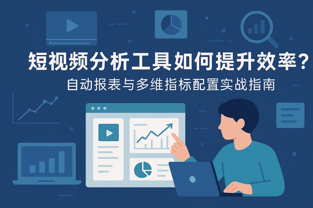 短视频分析工具如何提升效率？自动报表与多维指标配置实战指南