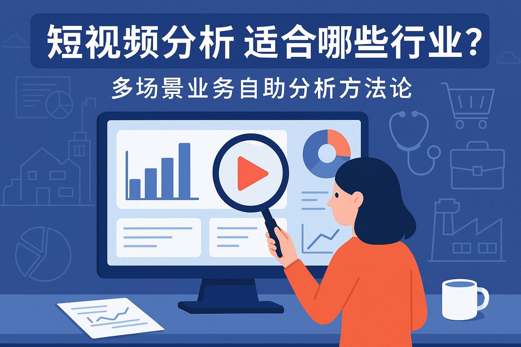 短视频分析适合哪些行业？多场景业务自助分析方法论