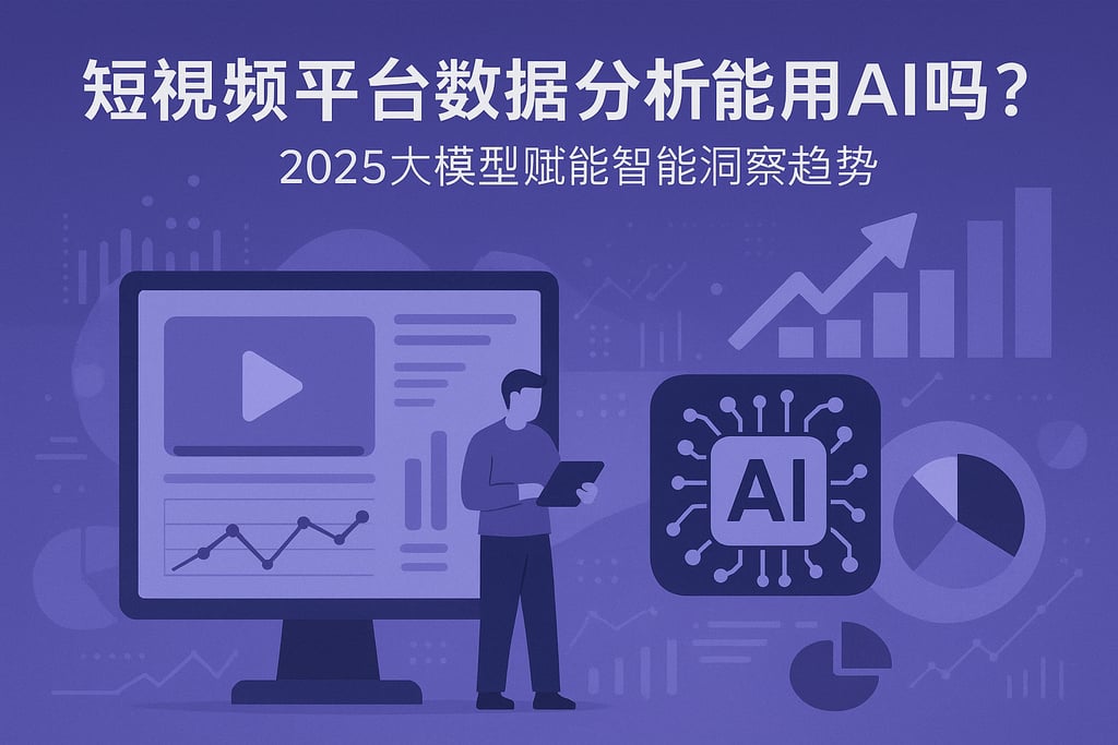 短视频平台数据分析能用AI吗？2025大模型赋能智能洞察趋势