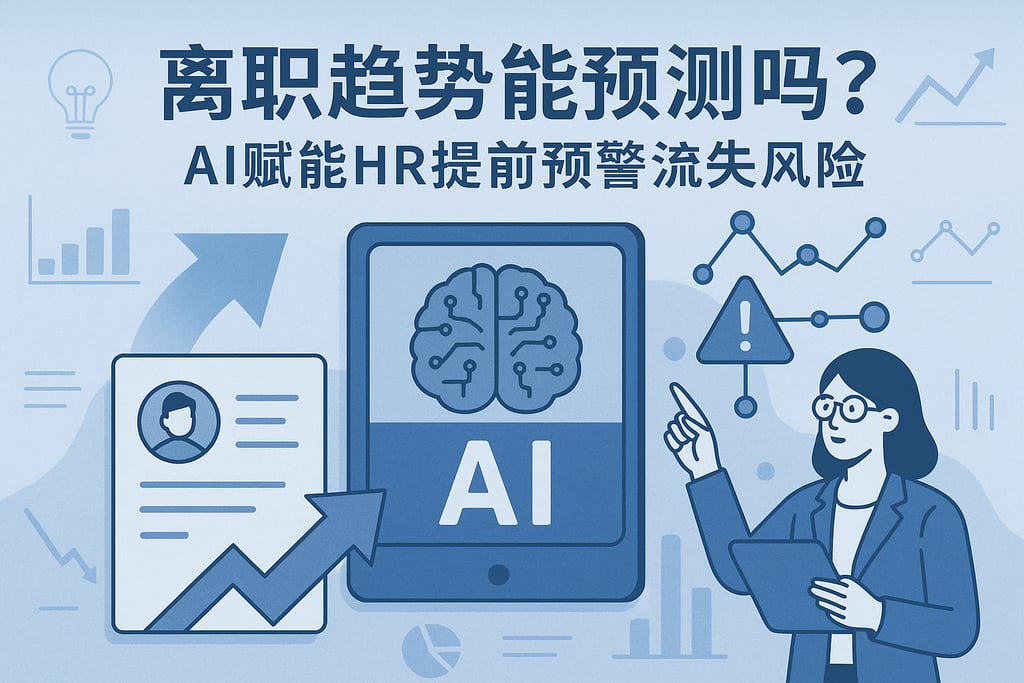 离职趋势能预测吗？AI赋能HR提前预警流失风险