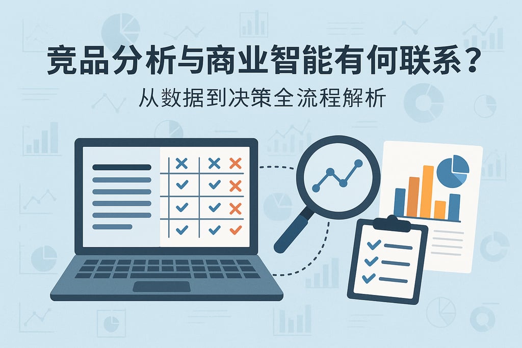 竞品分析与商业智能有何联系？从数据到决策全流程解析