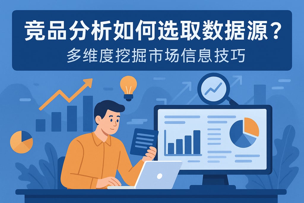 竞品分析如何选取数据源？多维度挖掘市场信息技巧