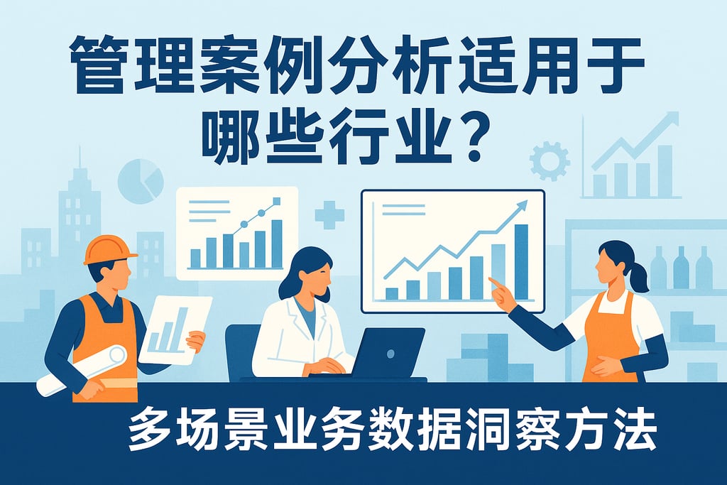 管理案例分析适用于哪些行业？多场景业务数据洞察方法