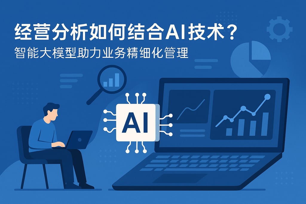 经营分析如何结合AI技术？智能大模型助力业务精细化管理