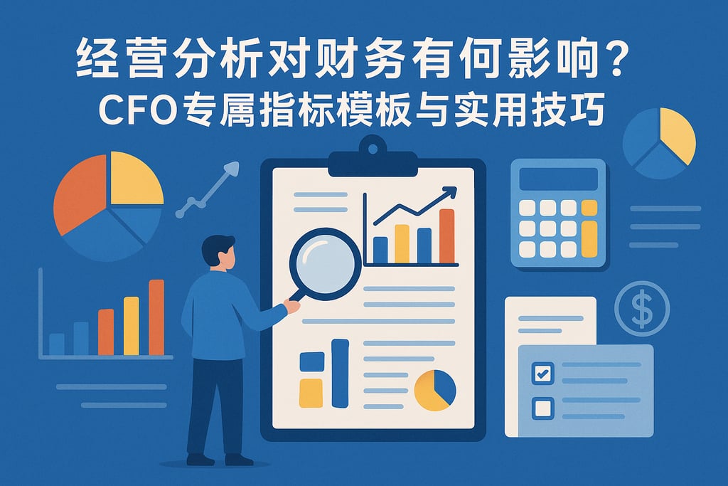 经营分析对财务有何影响？CFO专属指标模板与实用技巧