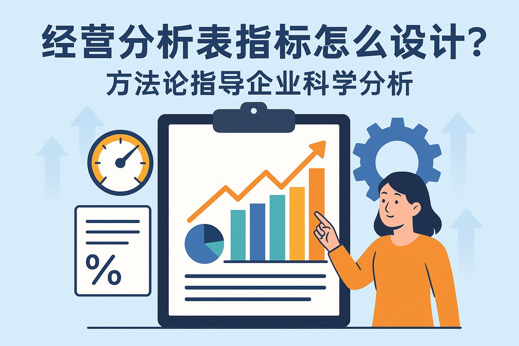 经营分析表指标怎么设计？方法论指导企业科学分析