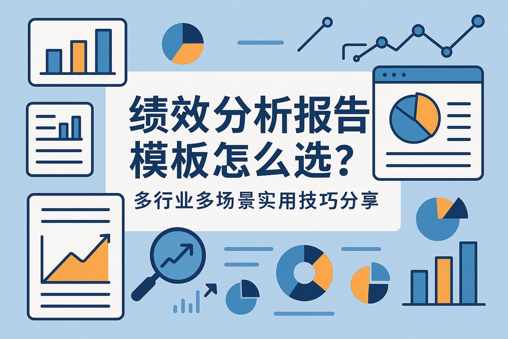 绩效分析报告模板怎么选？多行业多场景实用技巧分享