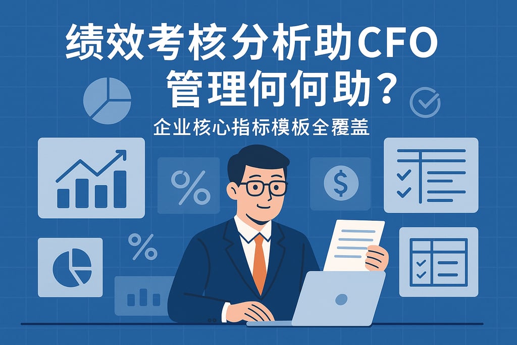 绩效考核分析对CFO管理有何帮助？企业核心指标模板全覆盖