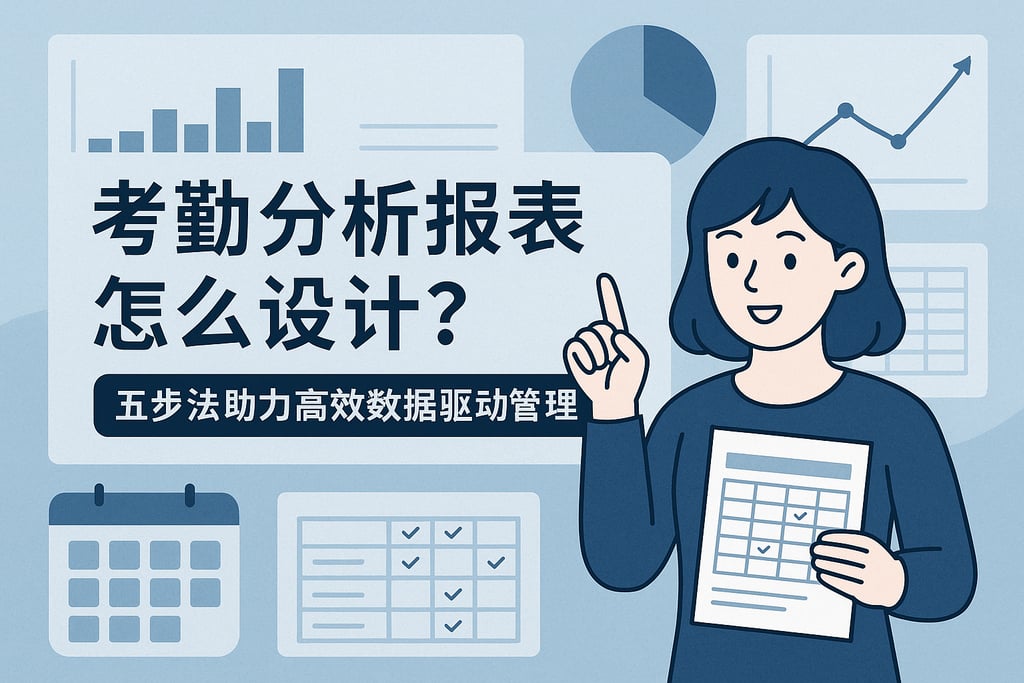 考勤分析报表怎么设计？五步法助力高效数据驱动管理