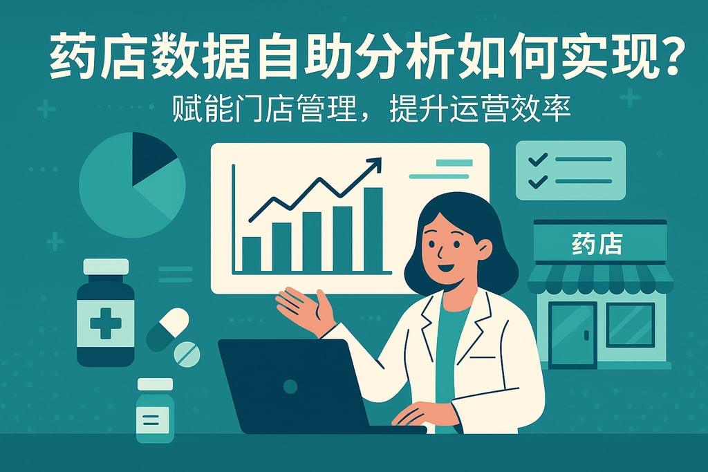 药店数据自助分析如何实现？赋能门店管理，提升运营效率