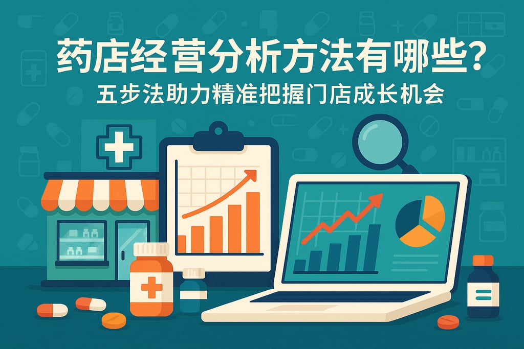 药店经营分析方法有哪些？五步法助力精准把握门店成长机会