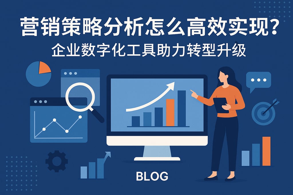 营销策略分析怎么高效实现？企业数字化工具助力转型升级