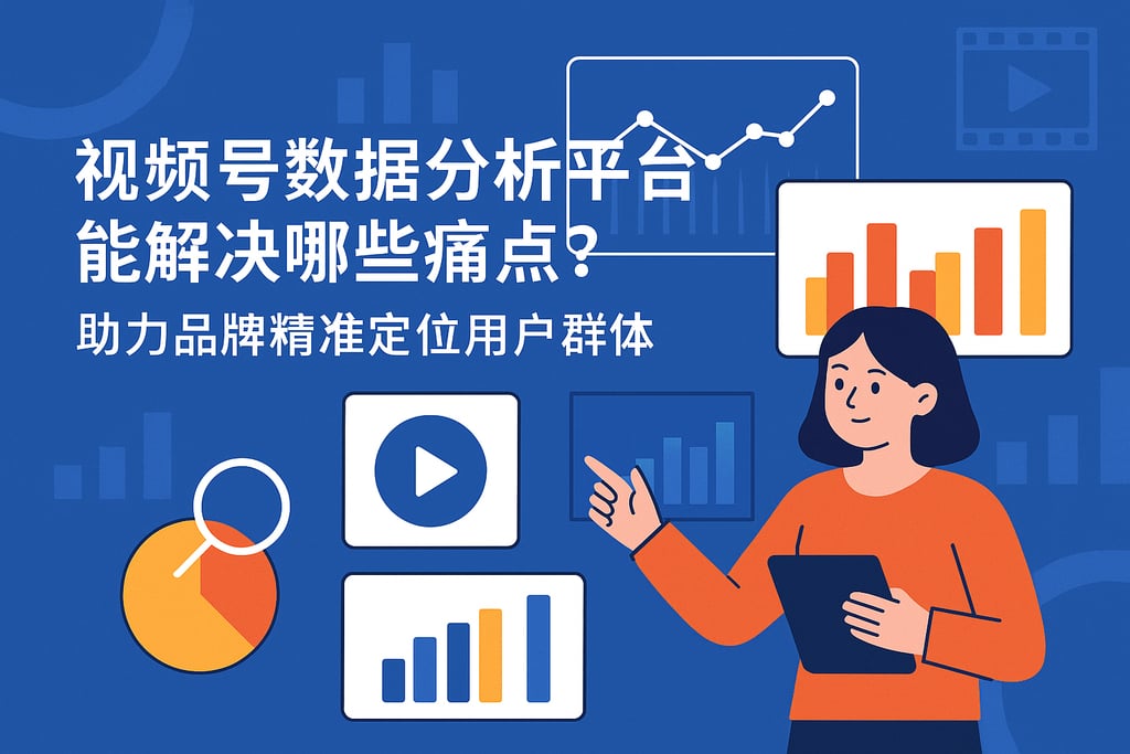 视频号数据分析平台能解决哪些痛点？助力品牌精准定位用户群体