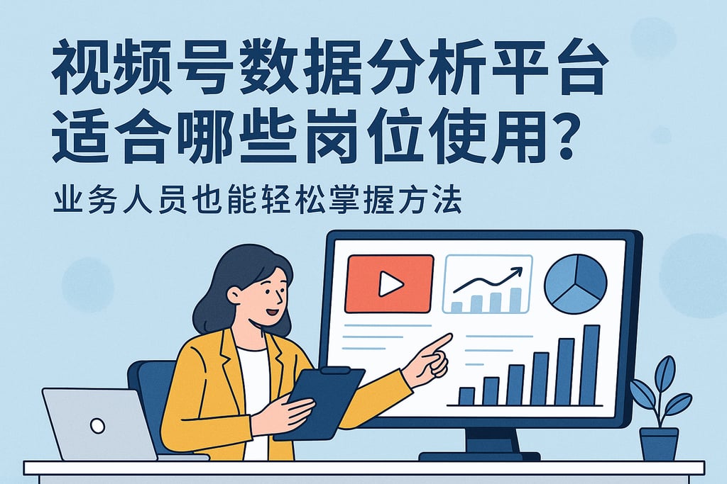 视频号数据分析平台适合哪些岗位使用？业务人员也能轻松掌握方法