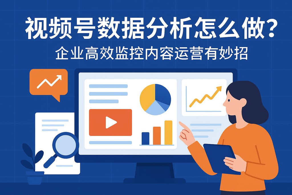 视频号数据分析怎么做？企业高效监控内容运营有妙招