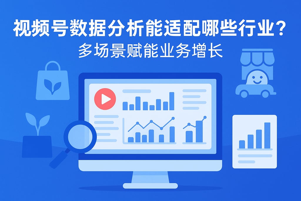 视频号数据分析能适配哪些行业？多场景赋能业务增长