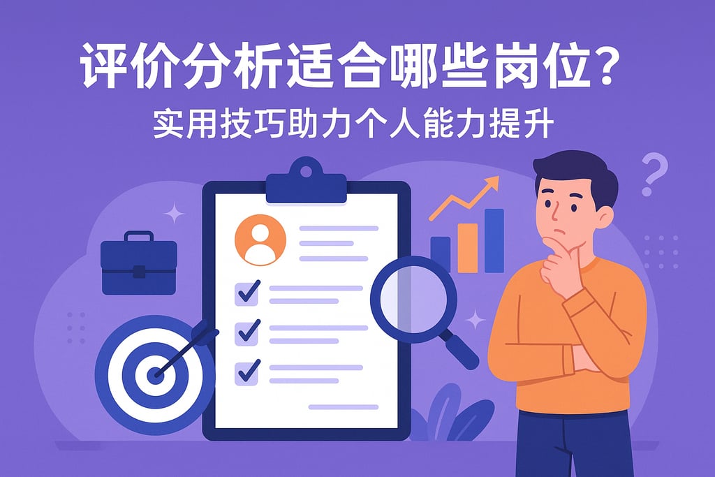 评价分析适合哪些岗位？实用技巧助力个人能力提升