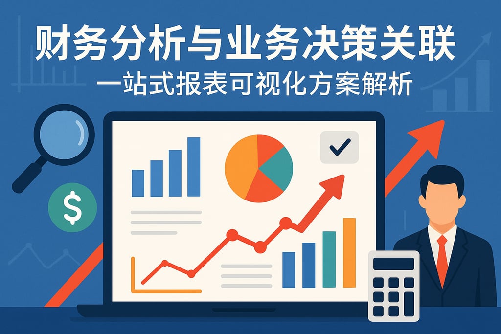 财务分析与业务决策关联？一站式报表可视化方案解析