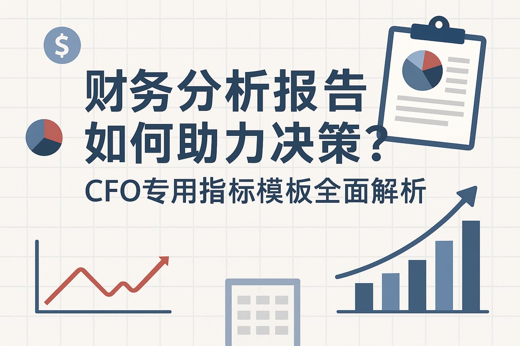 财务分析报告如何助力决策？CFO专用指标模板全面解析