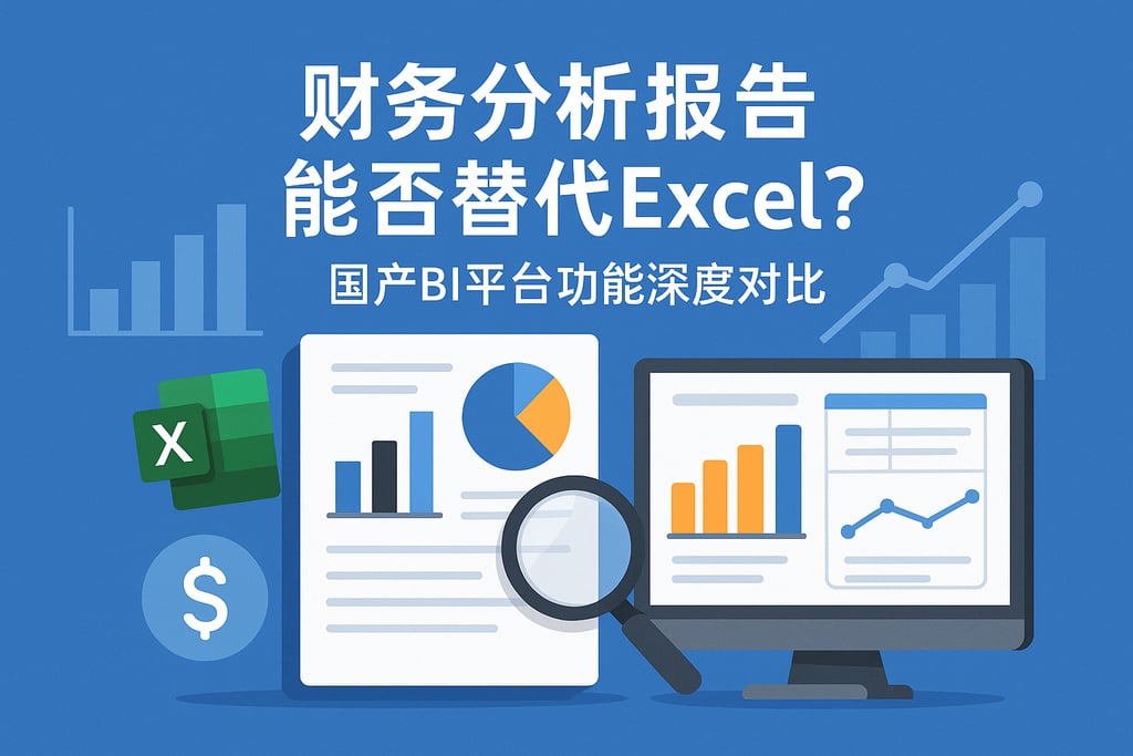 财务分析报告能否替代Excel？国产BI平台功能深度对比