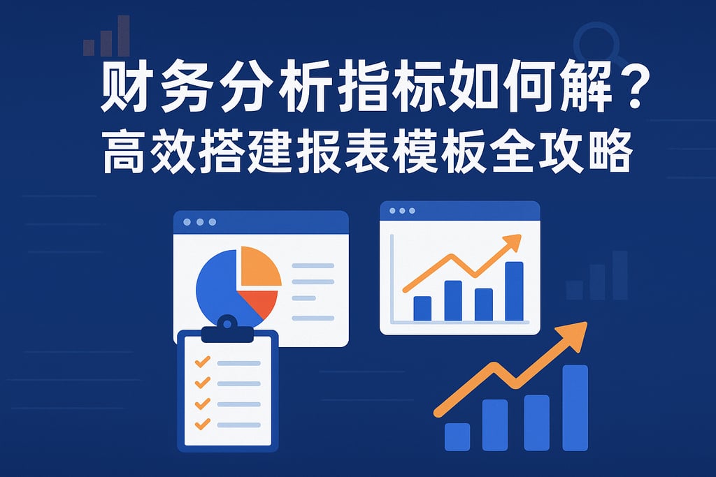 财务分析指标如何拆解？高效搭建报表模板全攻略