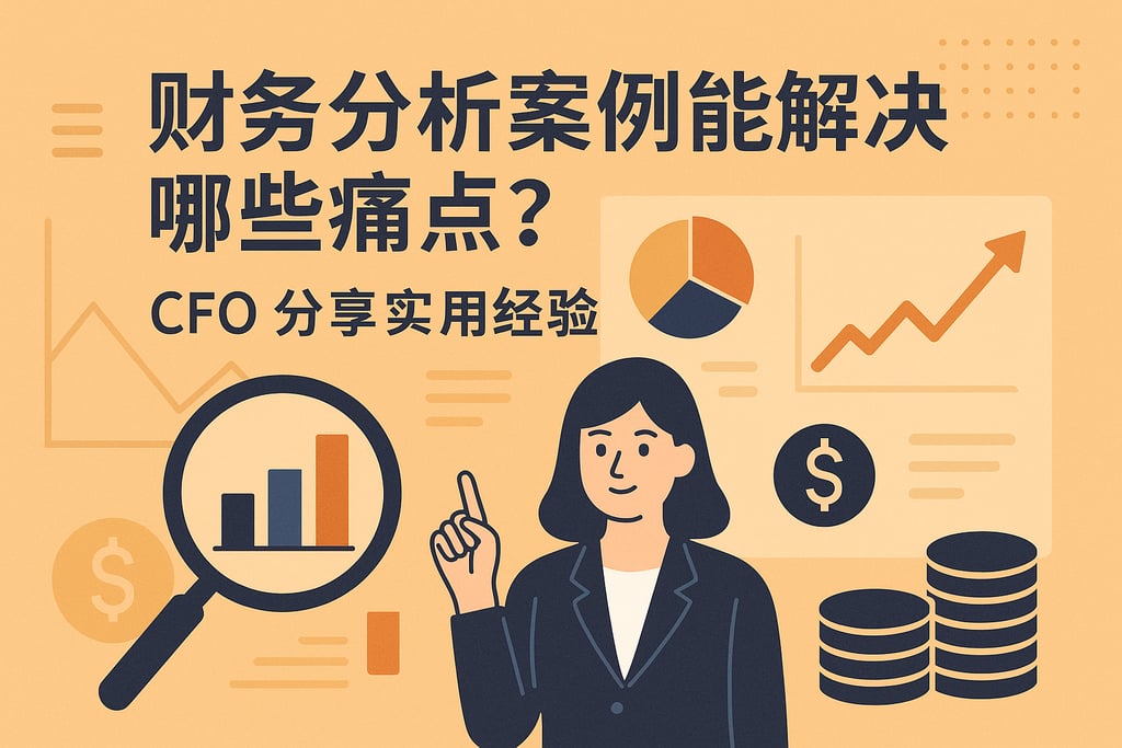 财务分析案例能解决哪些痛点？CFO分享实用经验