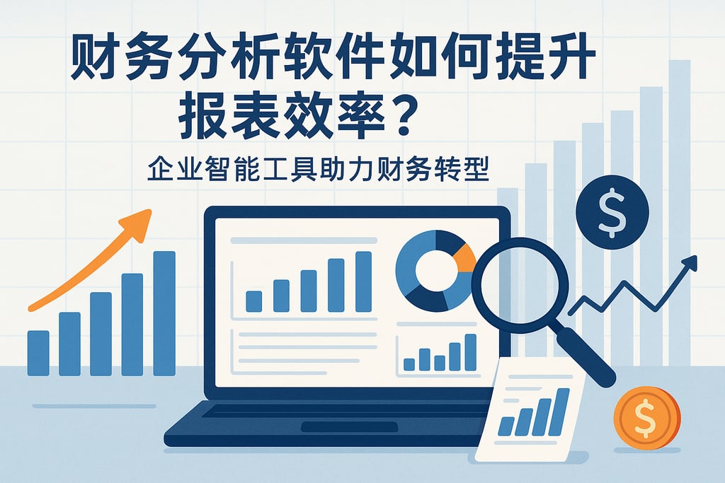 财务分析软件如何提升报表效率？企业智能工具助力财务转型