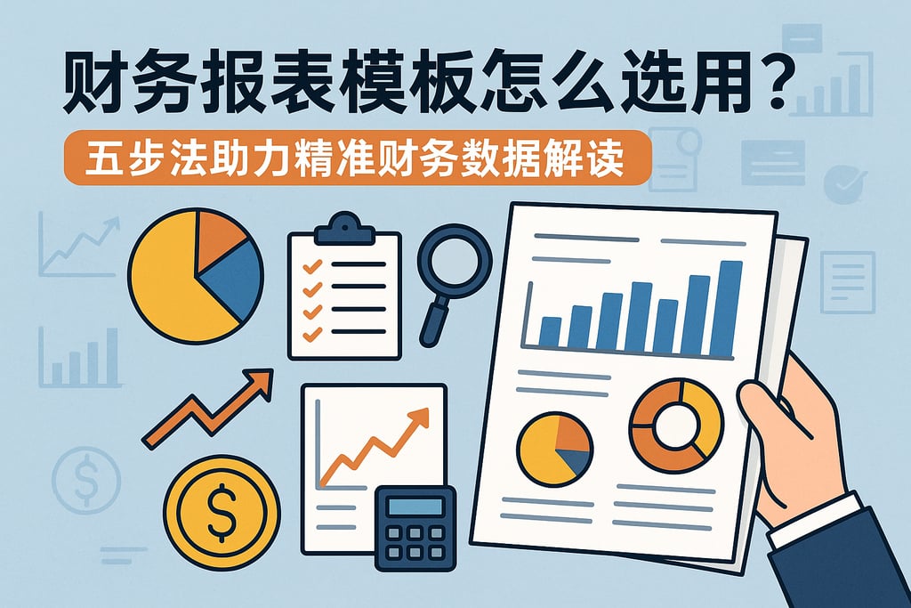 财务报表模板怎么选用？五步法助力精准财务数据解读
