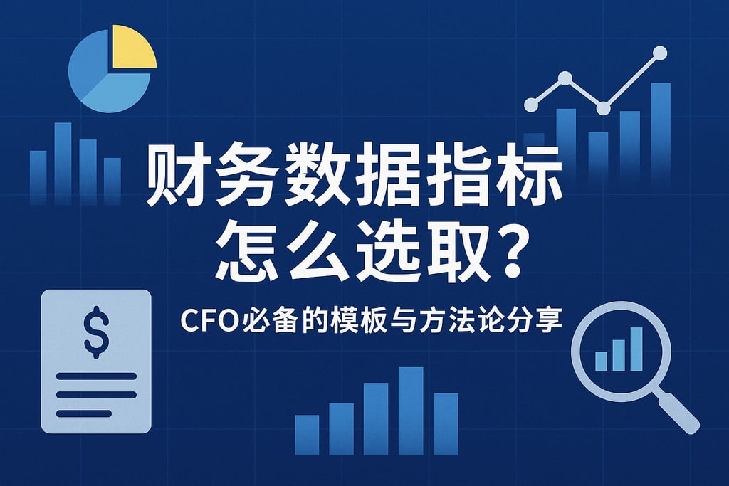 财务数据指标怎么选取？CFO必备的模板与方法论分享