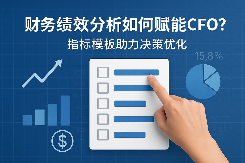 财务绩效分析如何赋能CFO？指标模板助力决策优化