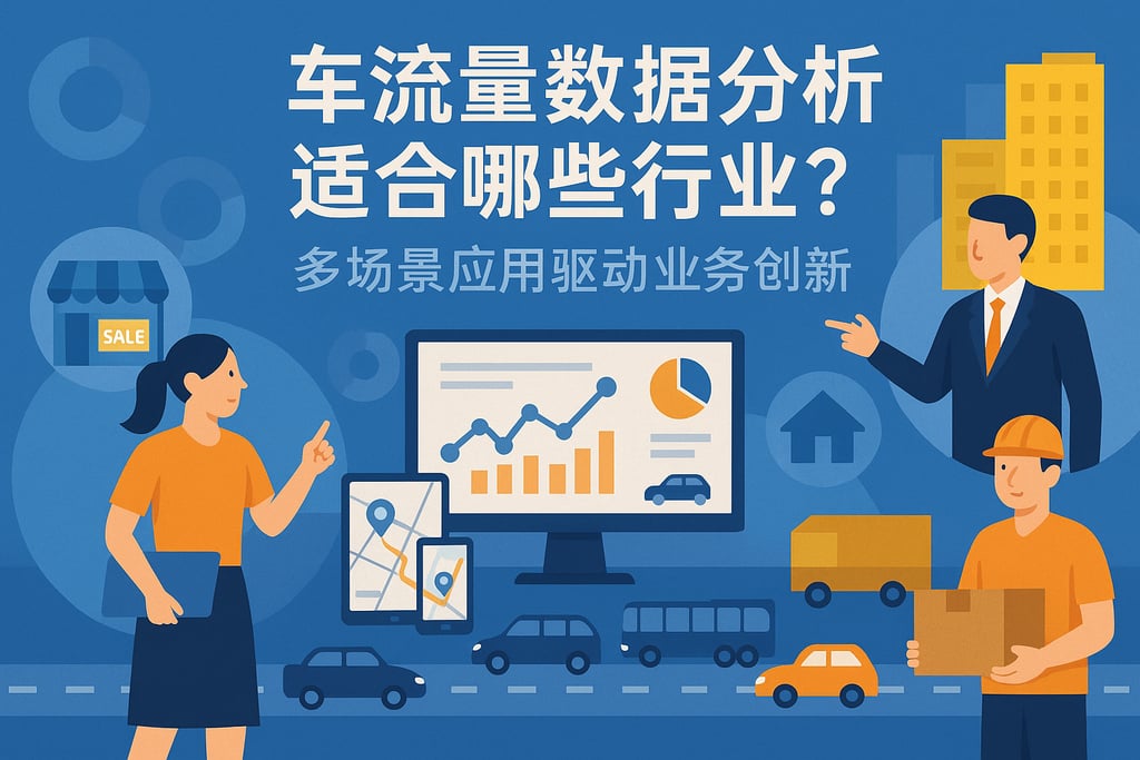 车流量数据分析适合哪些行业？多场景应用驱动业务创新