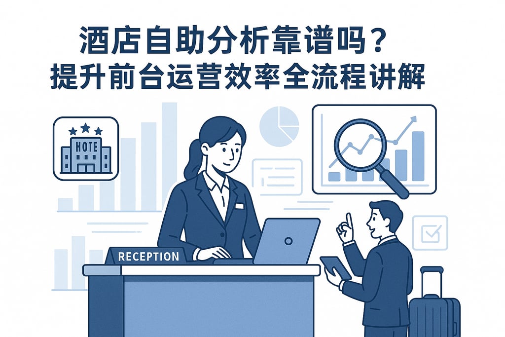 酒店自助分析靠谱吗？提升前台运营效率全流程讲解