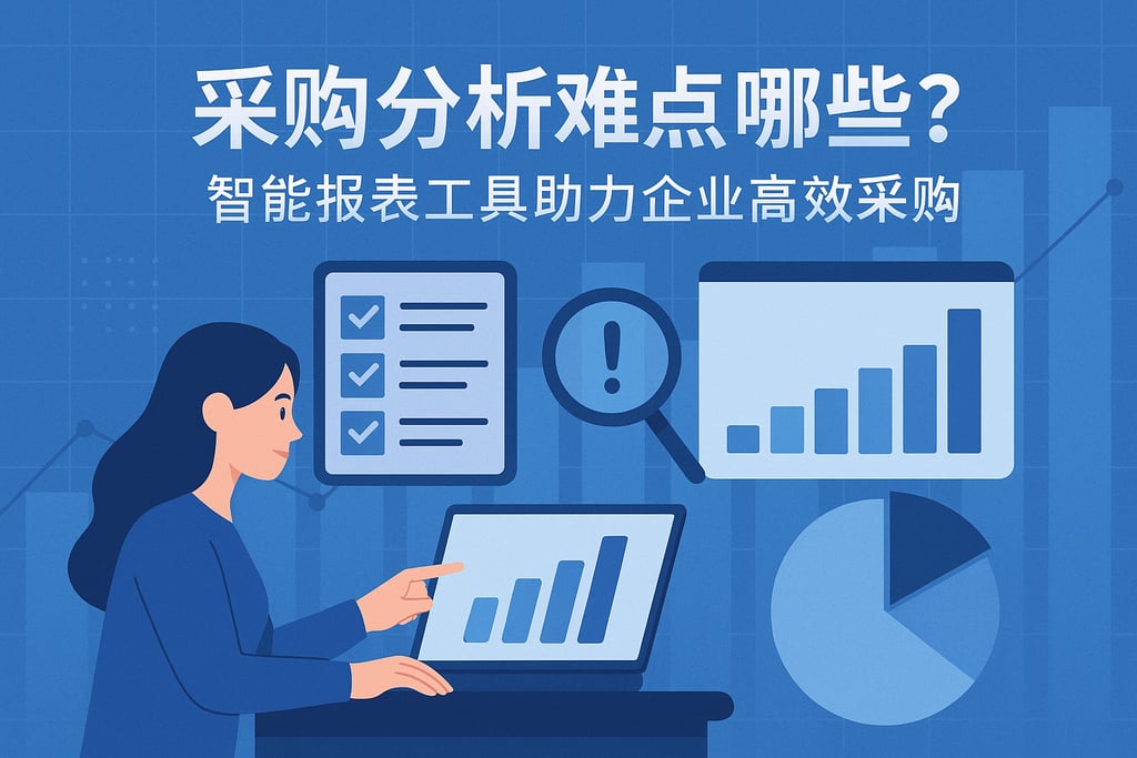采购分析难点有哪些？智能报表工具助力企业高效采购