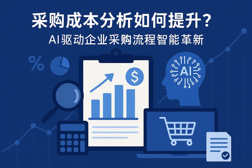 采购成本分析如何提升？AI驱动企业采购流程智能革新