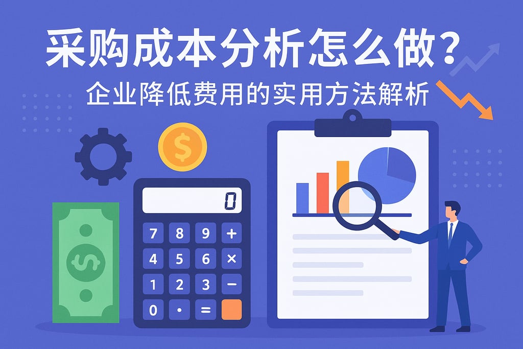 采购成本分析怎么做？企业降低费用的实用方法解析