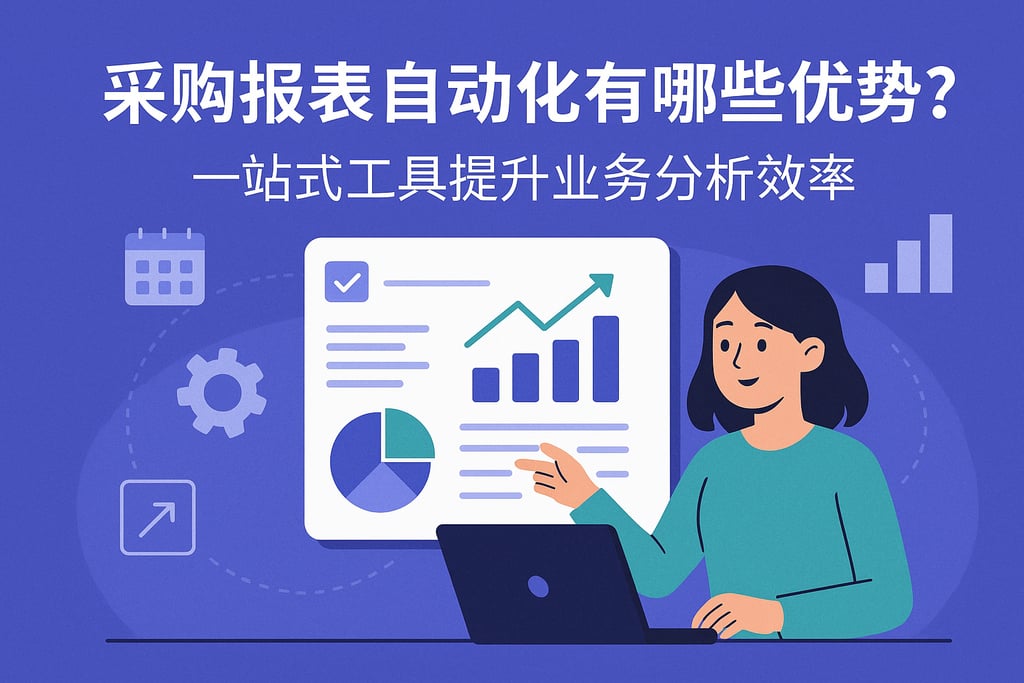 采购报表自动化有哪些优势？一站式工具提升业务分析效率